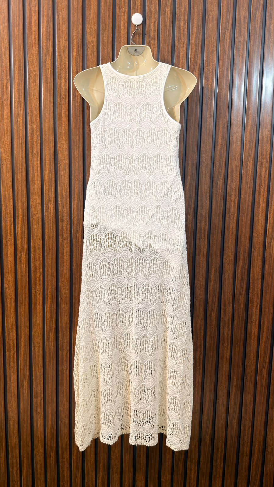 Chest 17  Length 51  Fabric Net Western Women's Maxi Dress