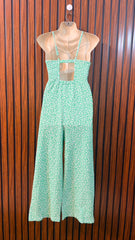 Chest 16  Length 50  Fabric Rayon Elegant Women's Long Jumpsuit