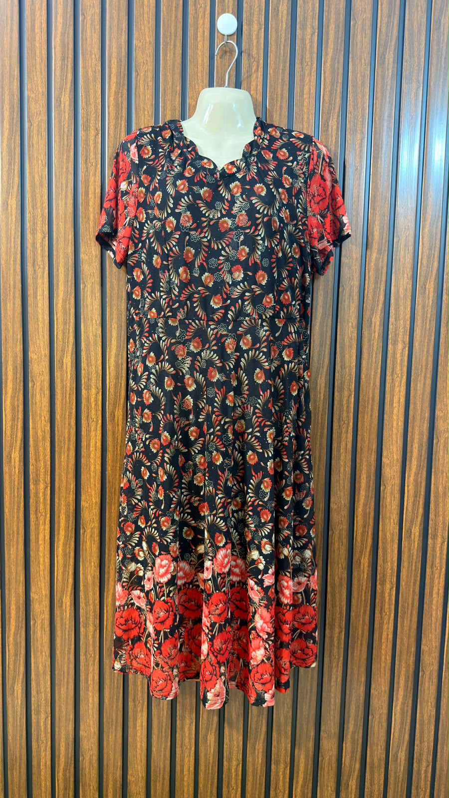 Chest 21  Length 42  Fabric Net Jersey Women's Long Dress Maxi