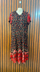 Chest 21  Length 42  Fabric Net Jersey Women's Long Dress Maxi