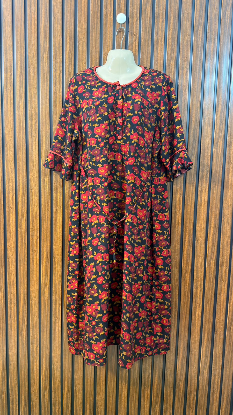 Chest 22  Length 47  Fabric Silk Women's Premium Maxi