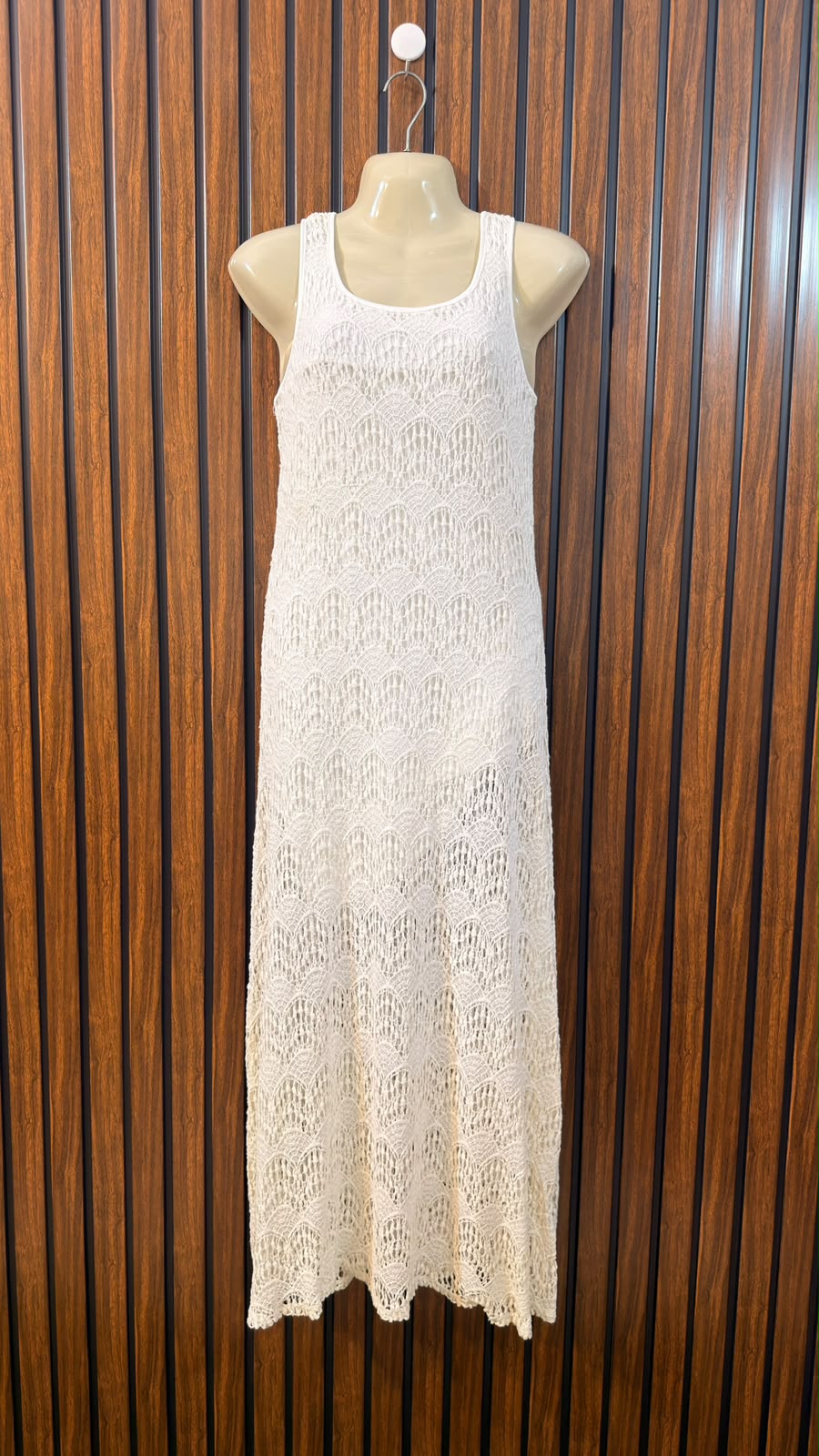 Chest 17  Length 51  Fabric Net Western Women's Maxi Dress