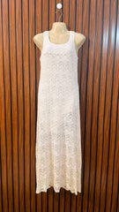 Chest 17  Length 51  Fabric Net Western Women's Maxi Dress