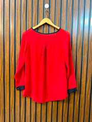 Chest 16  Lenght 21 to 25  Fabric chiffon Western Branded Women's Full Sleeve Top