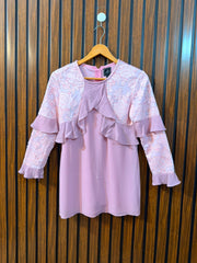 Chest 16  Lenght 26  Fabric chiffon Premium Women's Full Sleeve Top