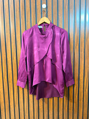 Chest 17  Lenght 21 to 28  Fabric silk Imported Women's Full Sleeve Top