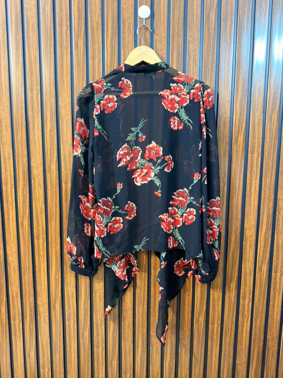 Chest small  Lenght 23  Fabric chiffon Women's Full Sleeve Top Collection