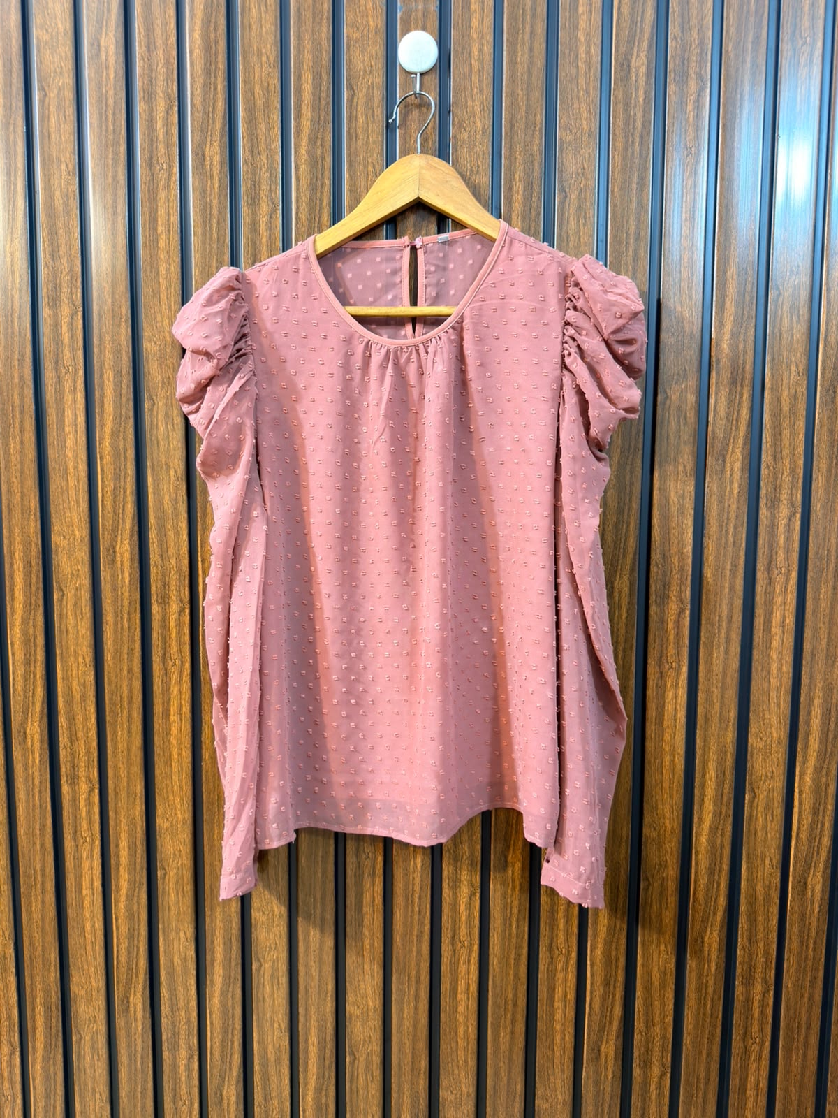 Chest 18  Lenght 23  Fabric chiffon Western Full Sleeve Top for Women