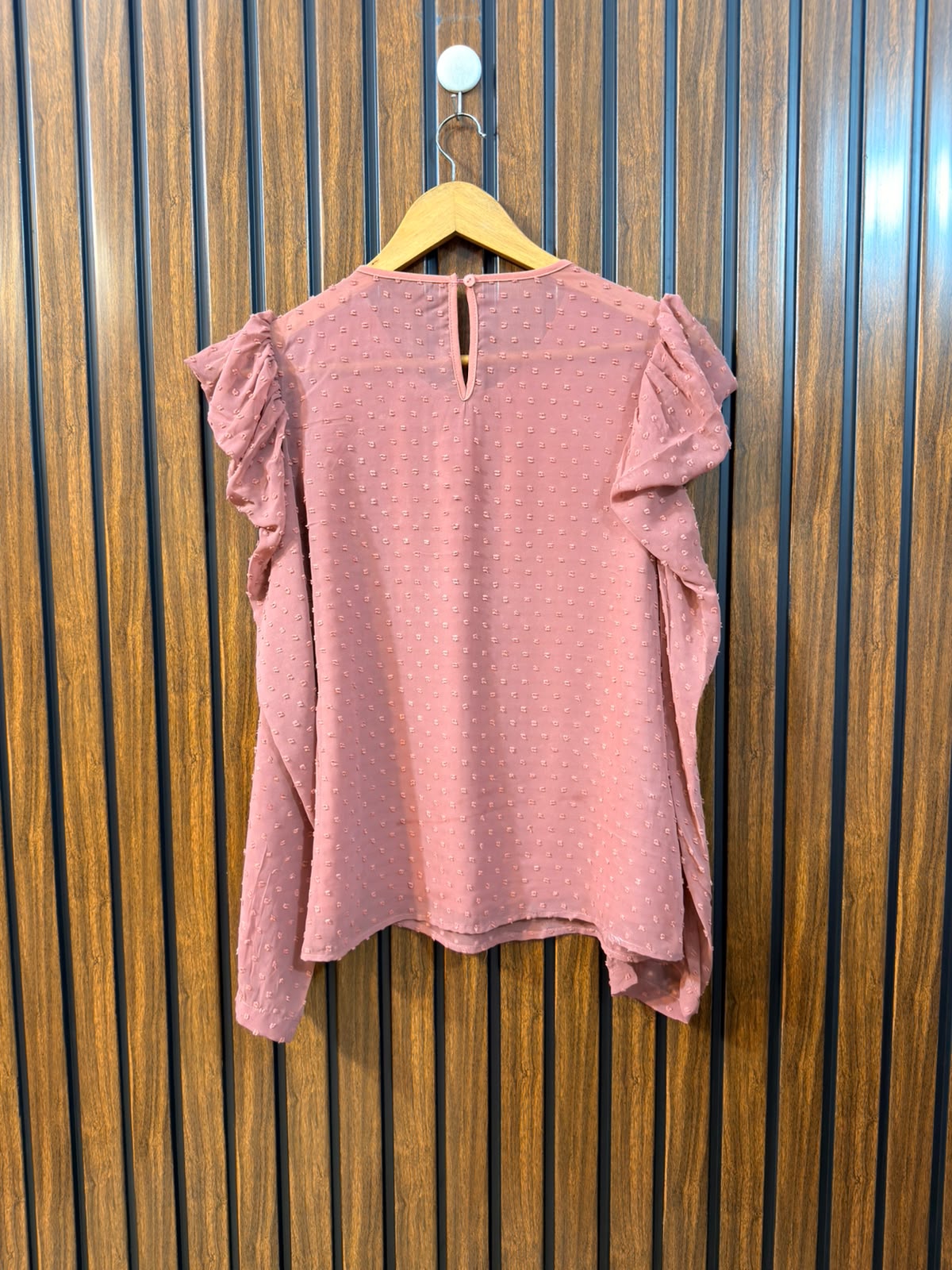 Chest 18  Lenght 23  Fabric chiffon Western Full Sleeve Top for Women