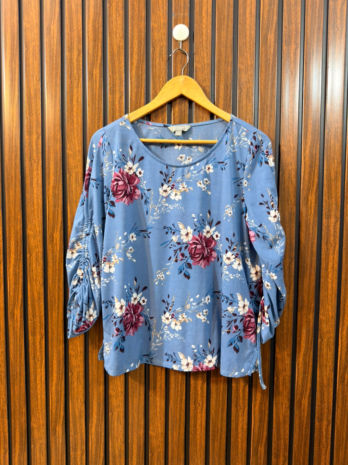 Chest 20  Lenght 23  Fabric silk jersey Trendy Women's Full Sleeve Top