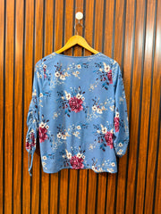 Chest 20  Lenght 23  Fabric silk jersey Trendy Women's Full Sleeve Top