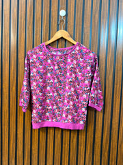 Chest 16  Lenght 20  Fabric Silk Women's Elegant Top