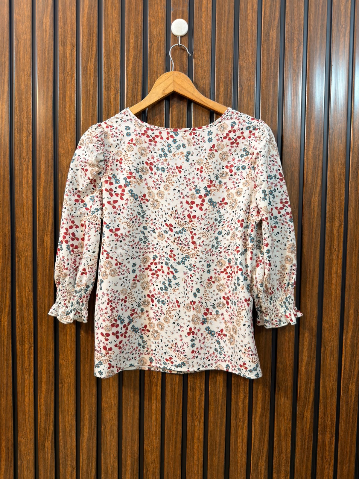 Chest 17  Lenght 23  Fabric Silk Imported Fashion Top for Women