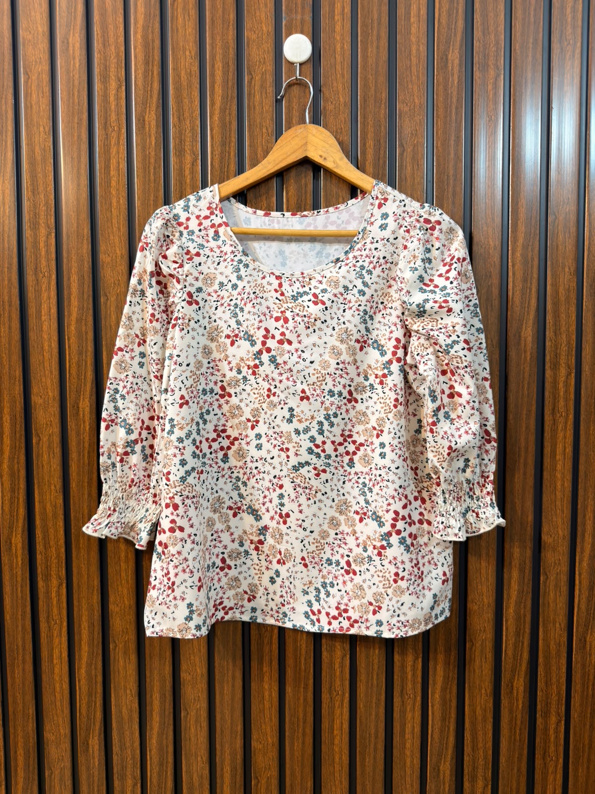 Chest 17  Lenght 23  Fabric Silk Imported Fashion Top for Women