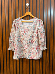 Chest 17  Lenght 23  Fabric Silk Imported Fashion Top for Women