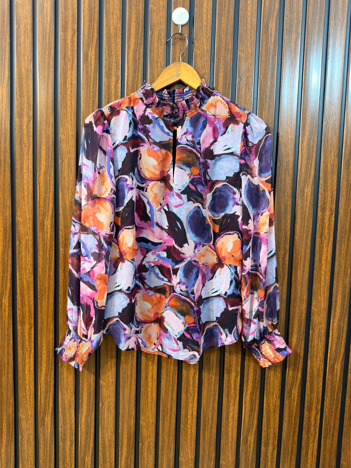 Chest 17  Lenght 24  Fabric Chiffon Women's Top Online