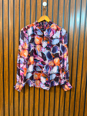 Chest 17  Lenght 24  Fabric Chiffon Women's Top Online
