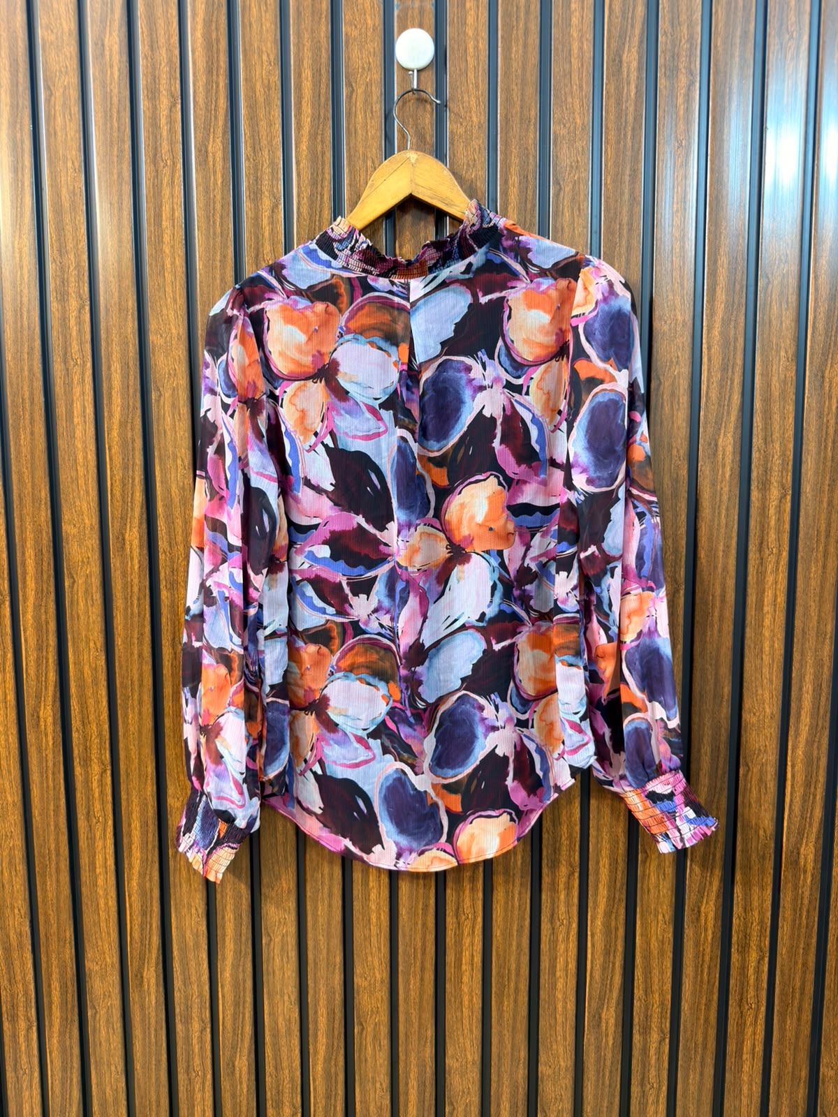 Chest 17  Lenght 24  Fabric Chiffon Women's Top Online