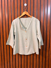Chest 18  Lenght 23  Fabric Silk Imported Women's Fashion Top