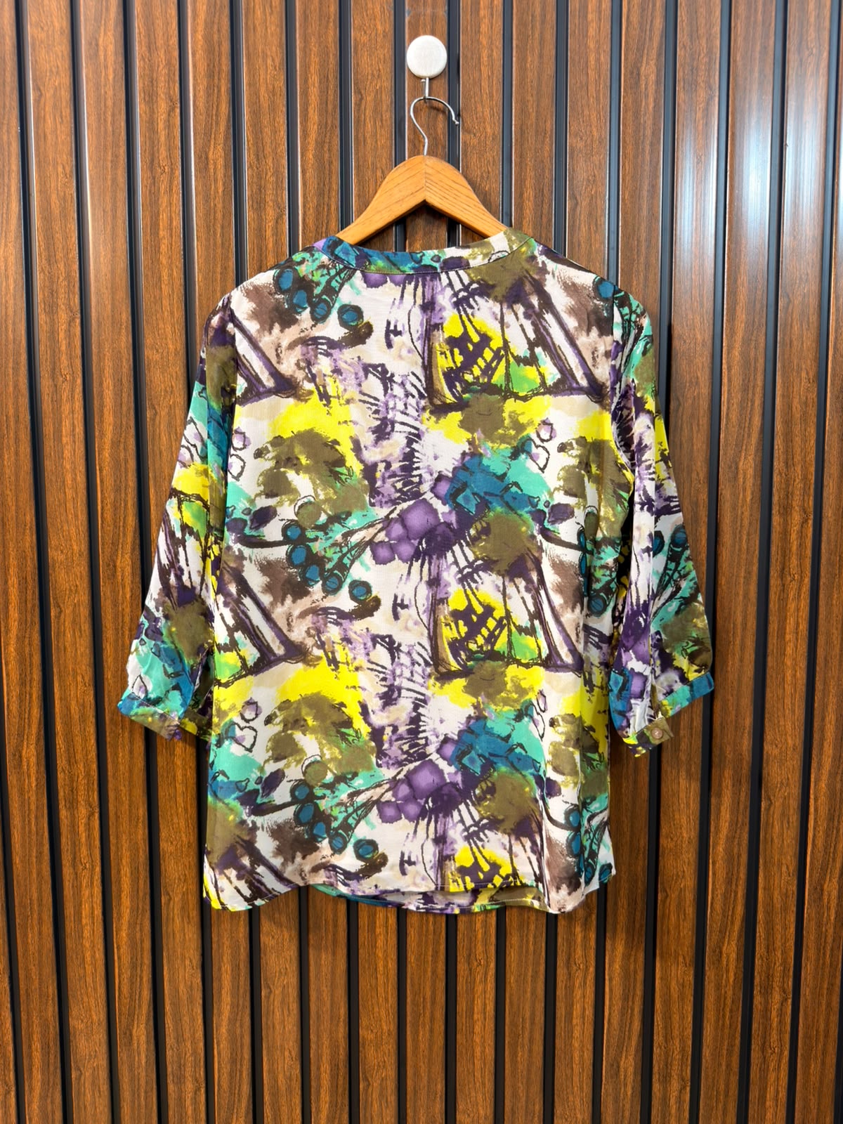 Chest 17  Lenght 25  Fabric Chiffon Women's New Fashion Top