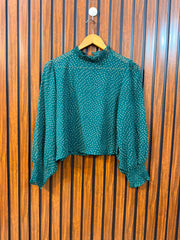 Chest 17  Lenght 18  Fabric Chiffon Ladies' Imported Top