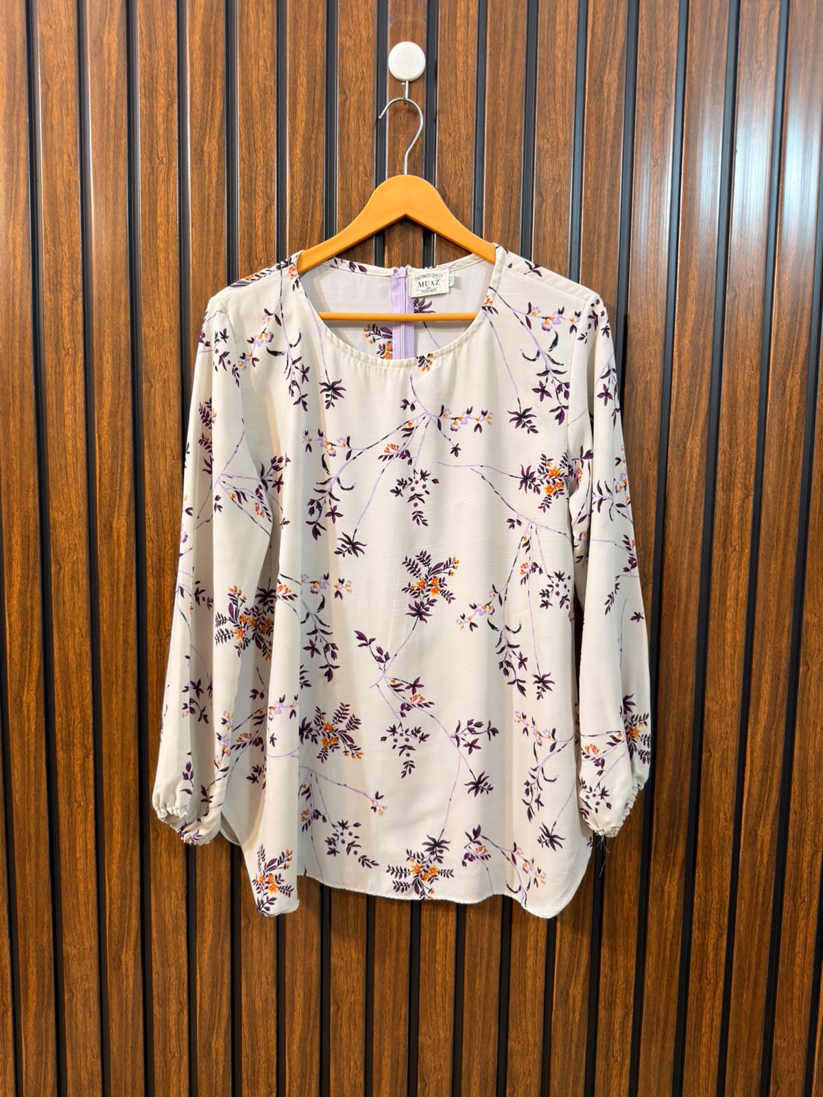 Chest 20  Lenght 26  Fabric Chiffon Western Branded Full Sleeve Top for Women