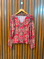 Chest 18  Lenght 21  Fabric Georgette Western Women's Premium Top Collection
