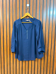 Chest 22  Lenght 26  Fabric Silk Western Branded Ladies' Full Sleeve Top Collection