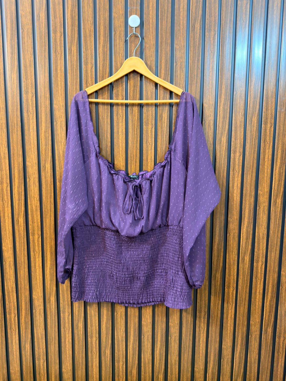 Chest Large  Lenght 29  Fabric Chiffon Women's Latest Full Sleeve Top