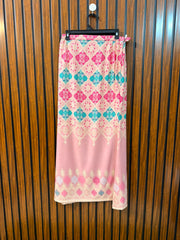 Waist 32  Length 39  Fabric Silk Classic Women's Skirt