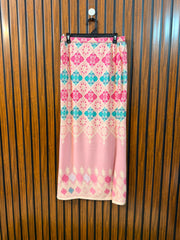 Waist 32  Length 39  Fabric Silk Classic Women's Skirt