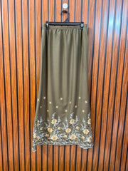 Waist 32  Length 39  Fabric Rayon Women's Designer Skirt