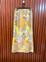 Waist 28  Length 39  Fabric Silk Women's Elegant Skirt