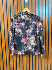 Chest 18  Lenght 22  Fabric chiffon Branded Women’s Long Sleeve Top