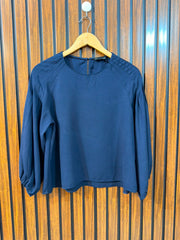 Chest 18  Lenght 19 to 21  Fabric Georgette Women’s Full Sleeve Casual Top