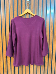 Chest 18  Lenght 25  Fabric Front Chiffon  Back Fabric Jersey Branded Western Full Sleeve Top
