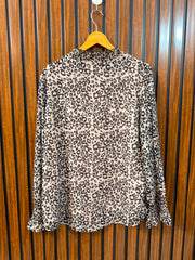 Chest 20  Lenght 26  Fabric Chiffon Women’s Full Sleeve Daily Top