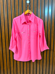 Chest 20  Lenght 24.5  Fabric Silk Ladies Full Sleeve Branded Top