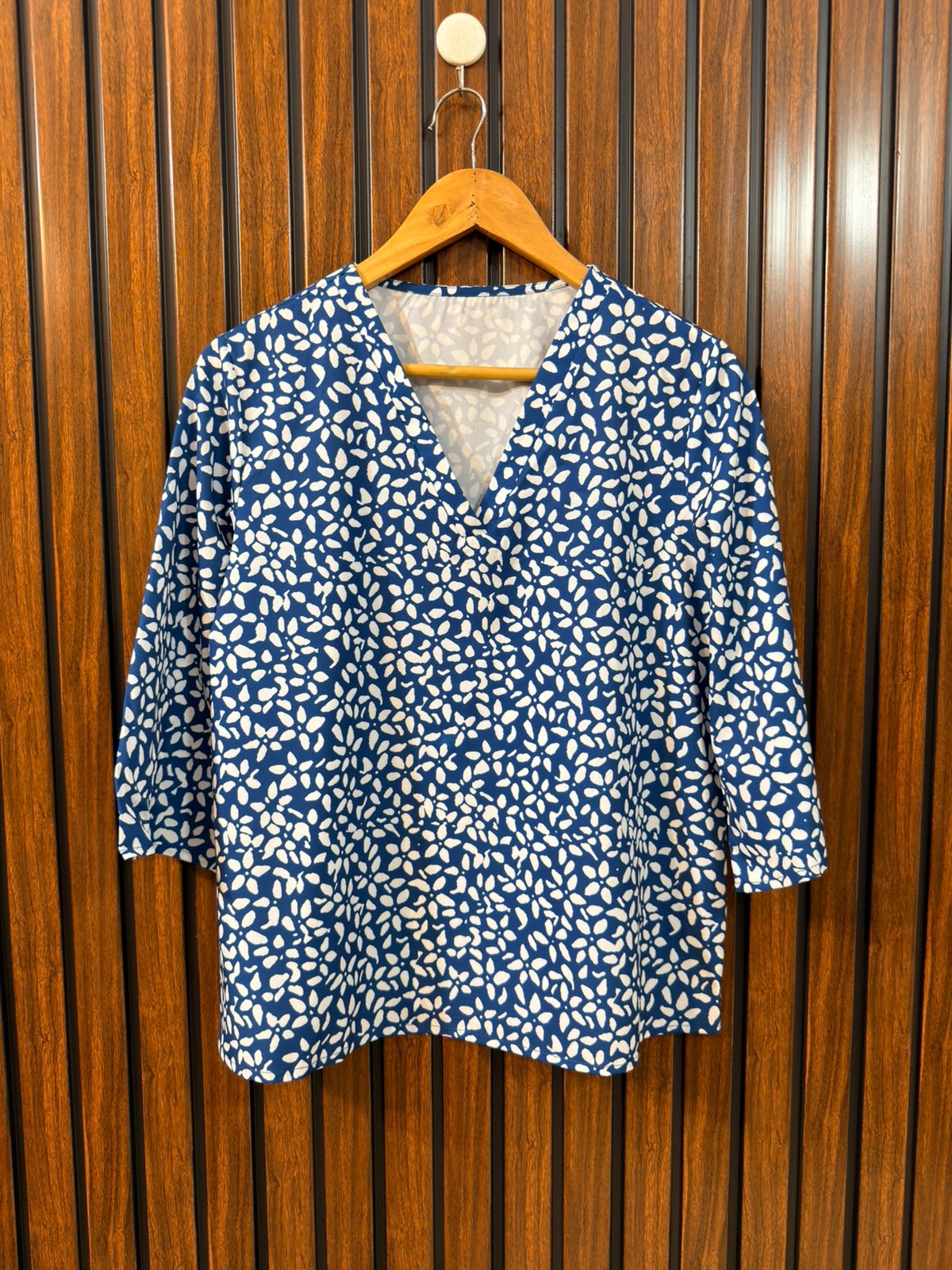 Chest 18  Lenght 23  Fabric Silk Ladies Full Sleeve Western Top