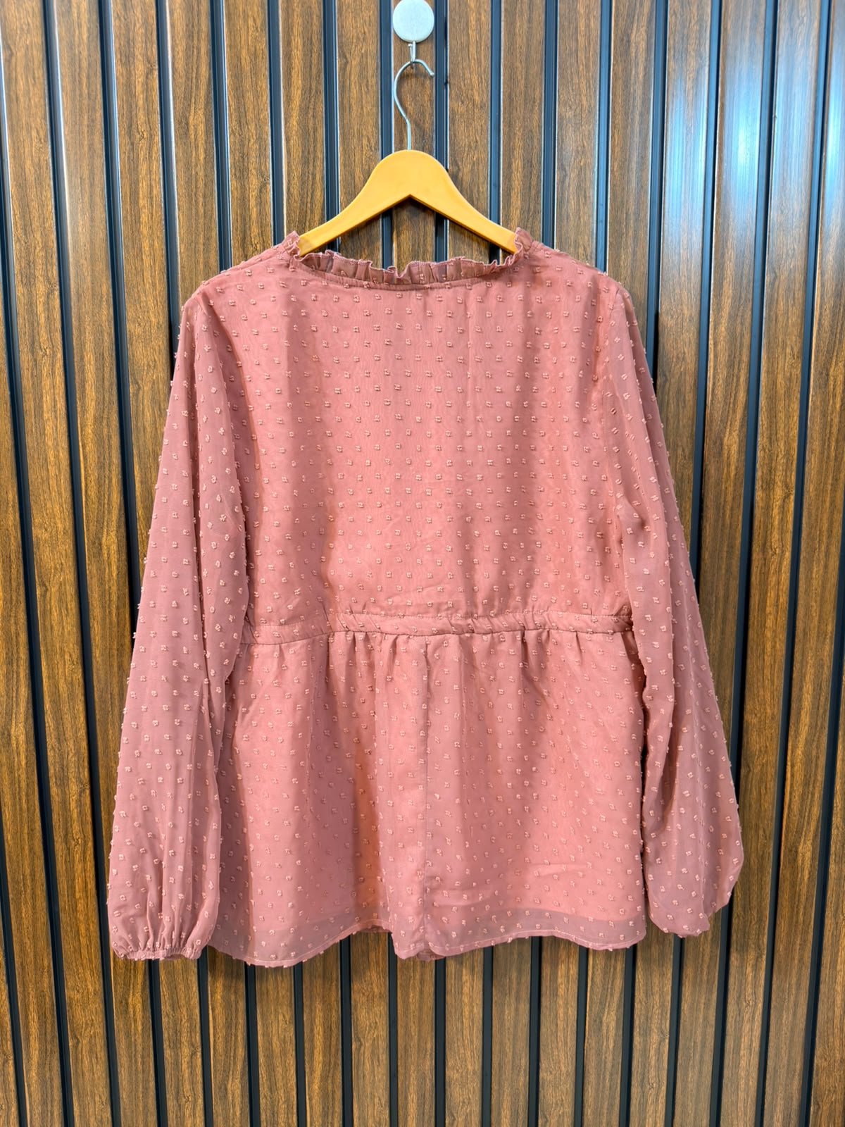 Chest 20  Lenght 28  Fabric Chiffon Western Branded Women’s Sleeve Top