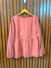 Chest 20  Lenght 28  Fabric Chiffon Western Branded Women’s Sleeve Top