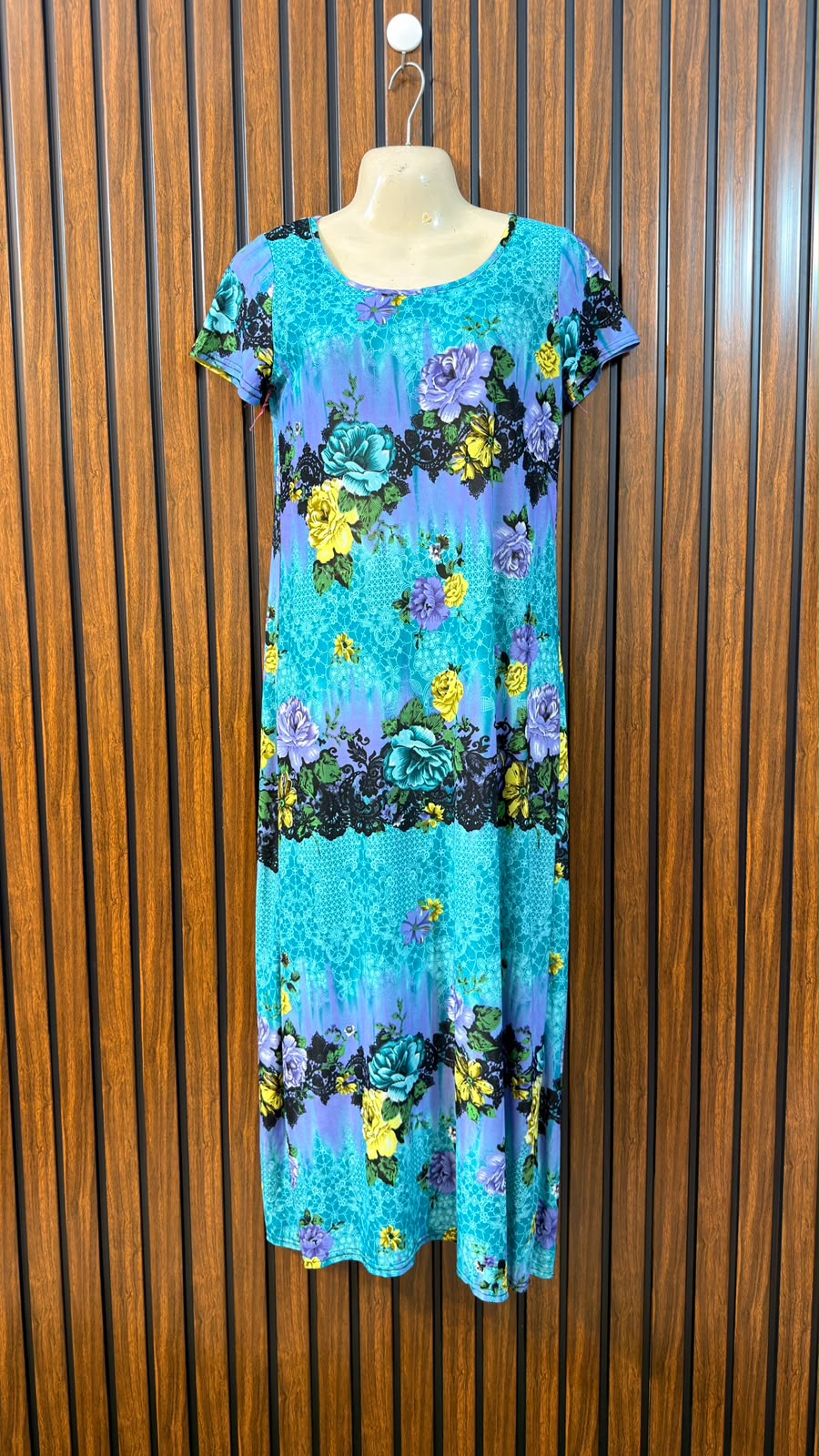 Chest 19  Length 47  Fabric Silk Jersey Women’s Western Maxi
