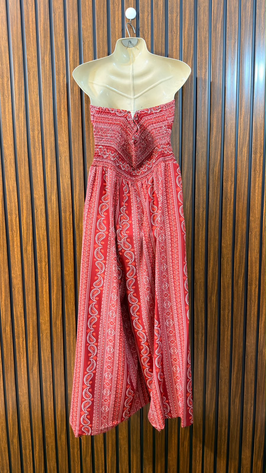 Chest Large  Length 44  Fabric Linen Western Women’s Jumpsuit