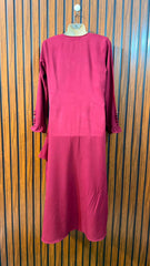 Chest 19  Length 37 To 48  Fabric Rayon Western Ladies Long Dress