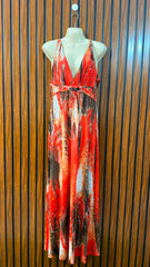 Chest 20  Lenght 56  Fabric silk jersey Western Branded Long Dress