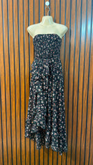 Chest 18  Lenght 35 to 47  Fabric chiffon Western Women’s Long Maxi Dress