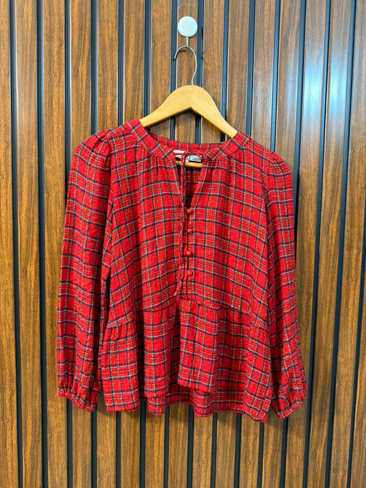 chest 20  Length 22  Fabric rayon Western Branded Women’s Full Sleeve Top