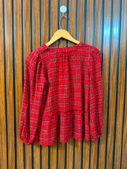 chest 20  Length 22  Fabric rayon Western Branded Women’s Full Sleeve Top