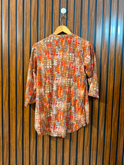 chest 19  Length 26 to 28  Fabric linen Women’s Full Sleeve Branded Top