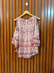 chest 22 Length 26 Fabric chiffon Western Branded Ladies Top